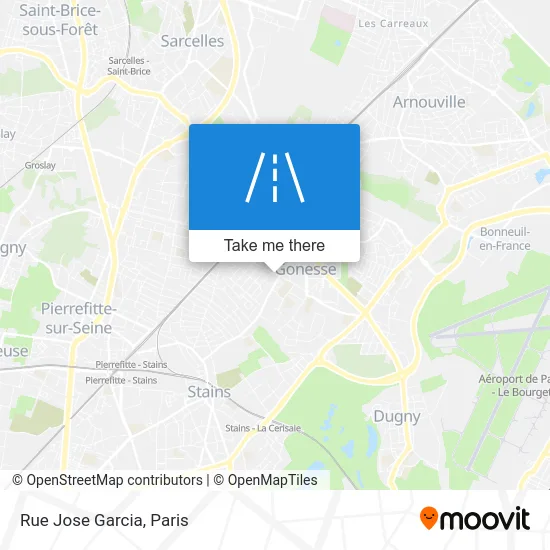 Rue Jose Garcia map