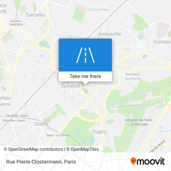 Rue Pierre Clostermann map