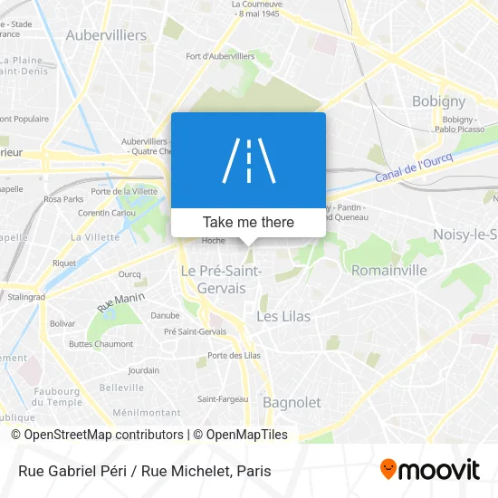 Rue Gabriel Péri / Rue Michelet map