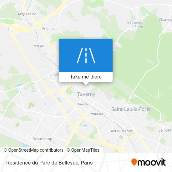 Residence du Parc de Bellevue map