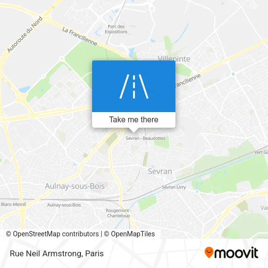Rue Neil Armstrong map