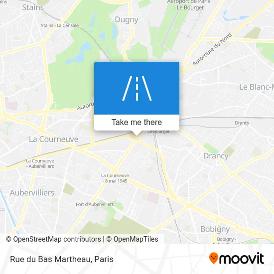 Rue du Bas Martheau map