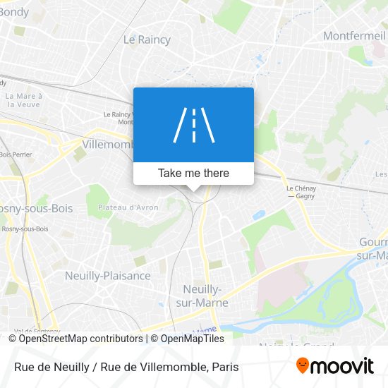 Rue de Neuilly / Rue de Villemomble map