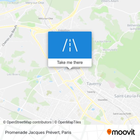Promenade Jacques Prévert map