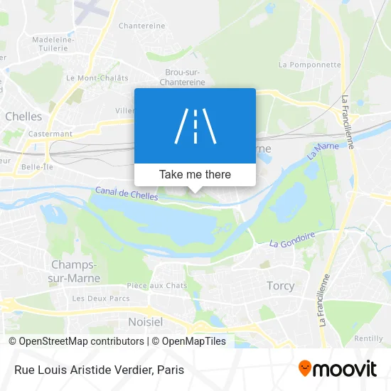 Rue Louis Aristide Verdier map
