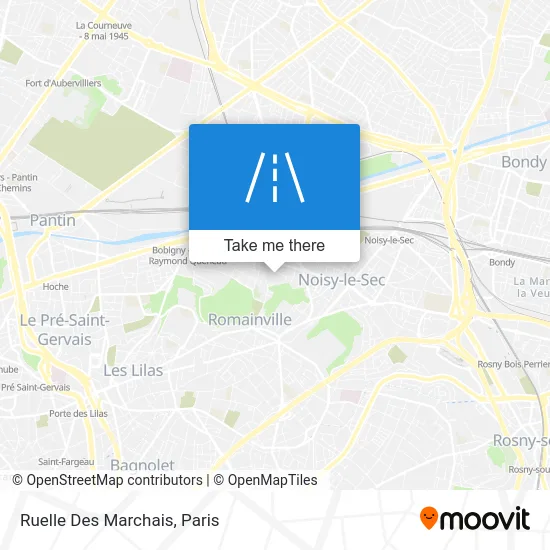 Ruelle Des Marchais map