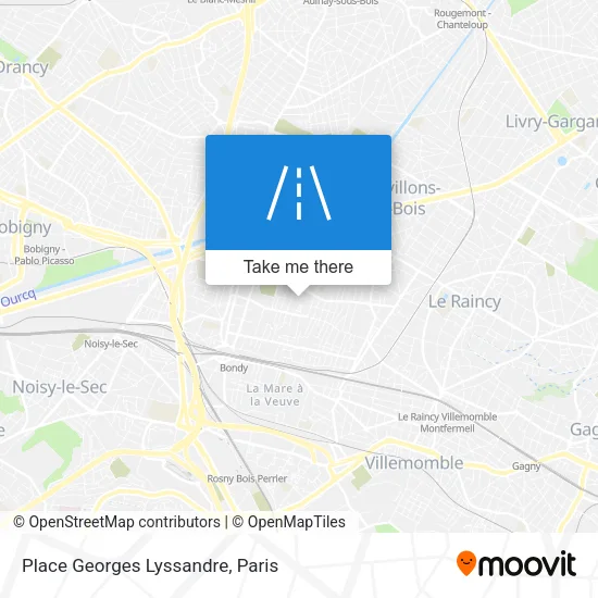 Place Georges Lyssandre map