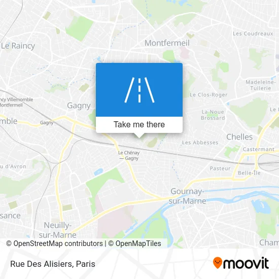 Rue Des Alisiers map