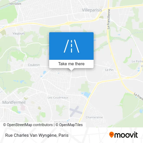 Rue Charles Van Wyngène map