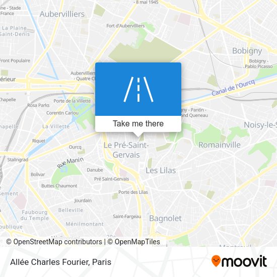 Allée Charles Fourier map
