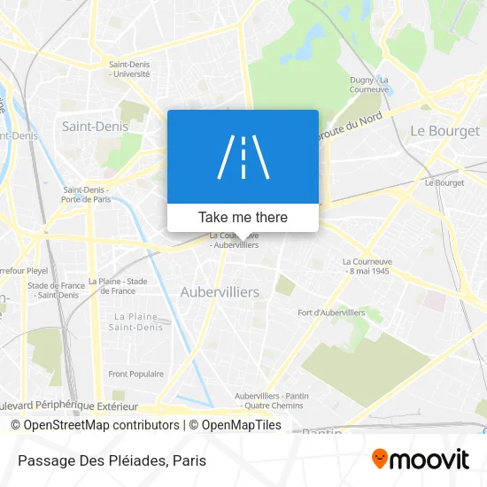 Passage Des Pléiades map