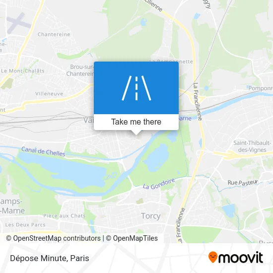 Dépose Minute map