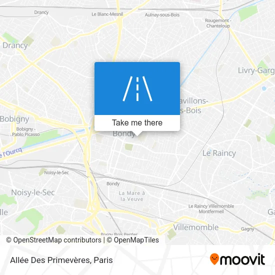 Allée Des Primevères map