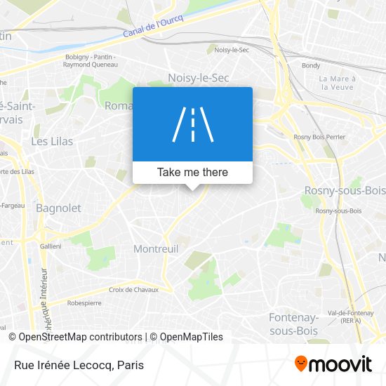 Rue Irénée Lecocq map