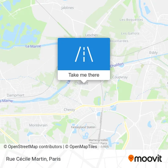 Rue Cécile Martin map