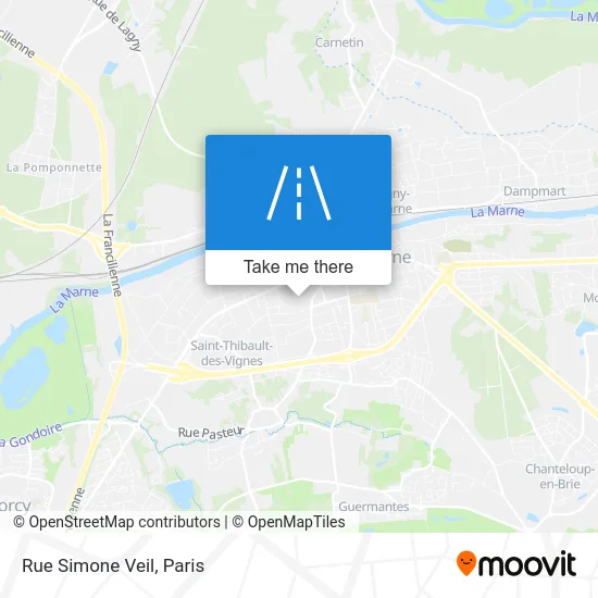 Rue Simone Veil map