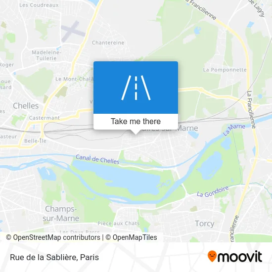 Rue de la Sablière map