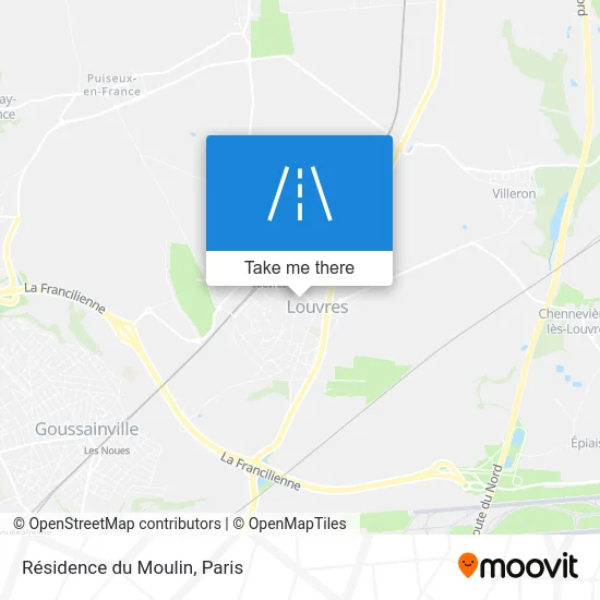 Résidence du Moulin map