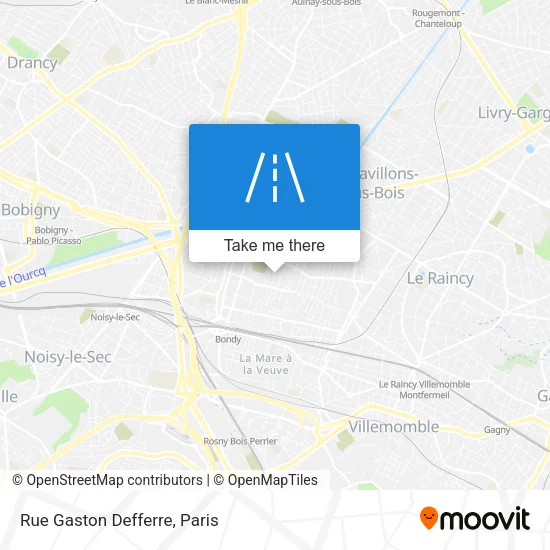 Rue Gaston Defferre map