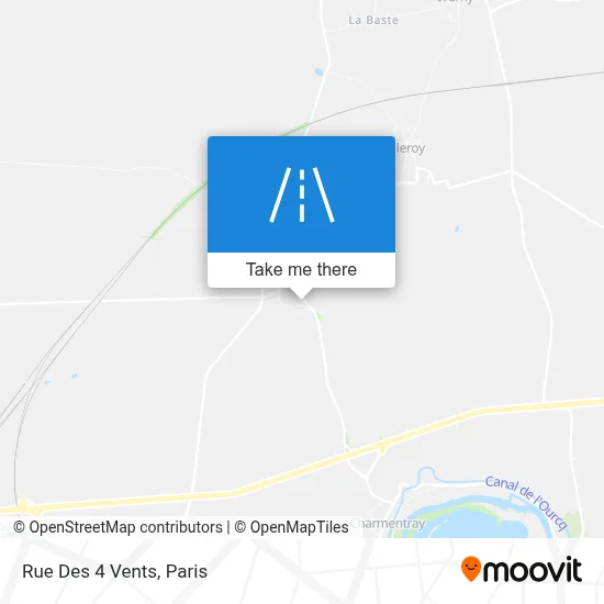 Rue Des 4 Vents map