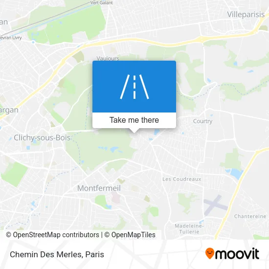 Chemin Des Merles map