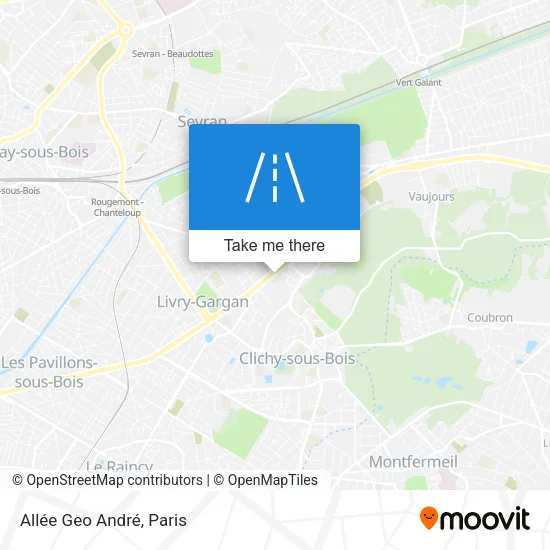 Allée Geo André map