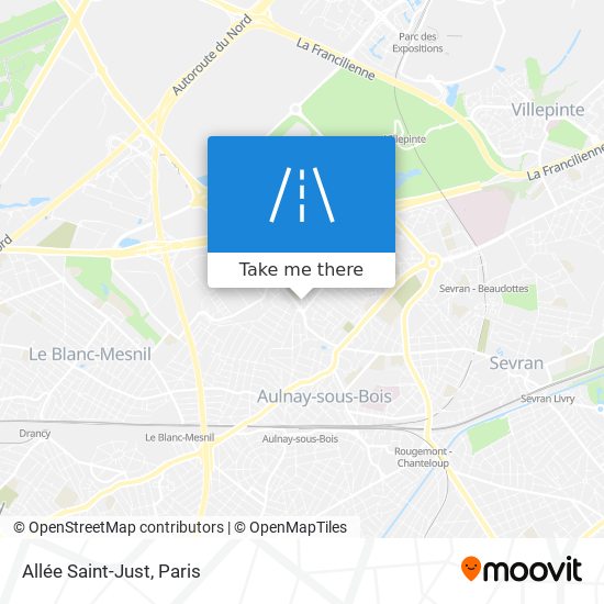 Allée Saint-Just map