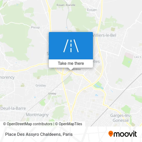 Place Des Assyro Chaldeens map
