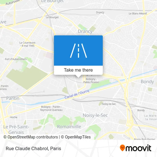 Rue Claude Chabrol map