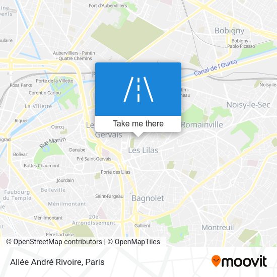 Allée André Rivoire map