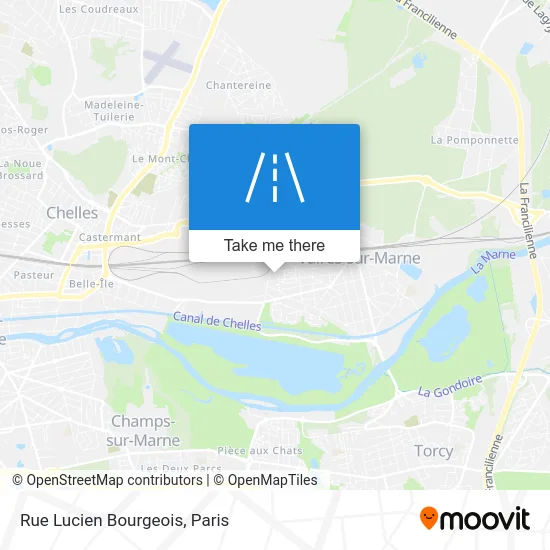 Rue Lucien Bourgeois map