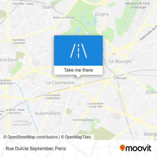 Rue Dulcie September map