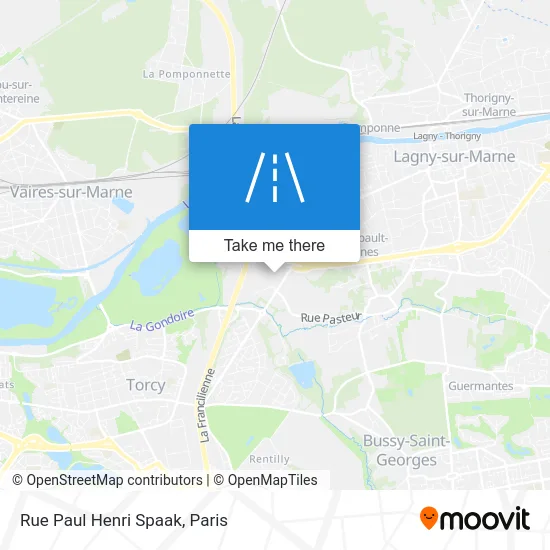 Rue Paul Henri Spaak map