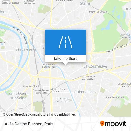 Allée Denise Buisson map