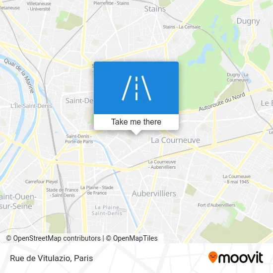 Rue de Vitulazio map