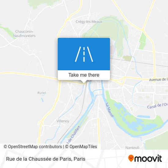 Rue de la Chaussée de Paris map