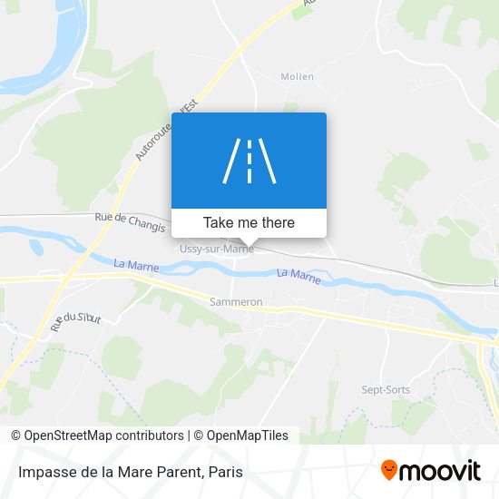 Impasse de la Mare Parent map