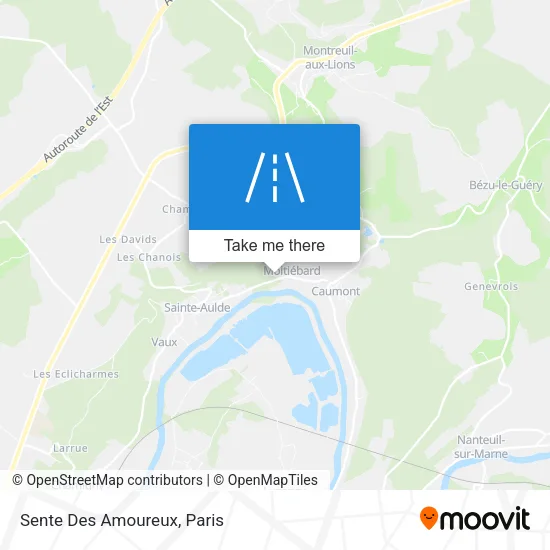 Sente Des Amoureux map
