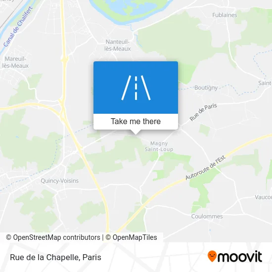 Mapa Rue de la Chapelle