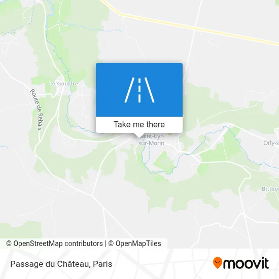 Passage du Château map