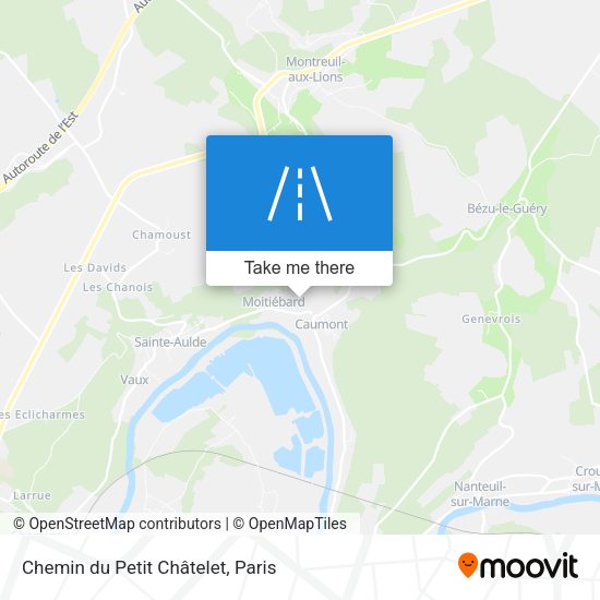 Chemin du Petit Châtelet map