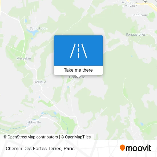 Chemin Des Fortes Terres map