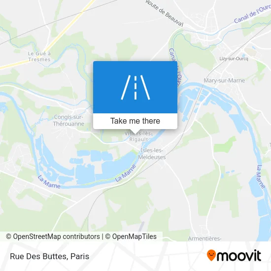 Rue Des Buttes map