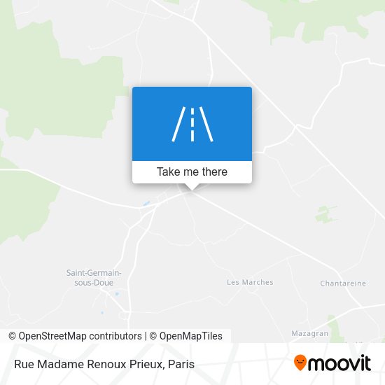 Rue Madame Renoux Prieux map