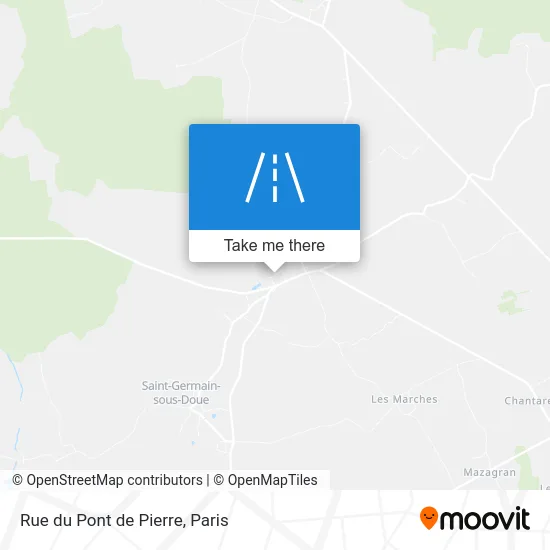 Mapa Rue du Pont de Pierre