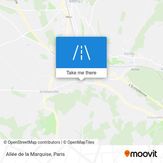 Allée de la Marquise map