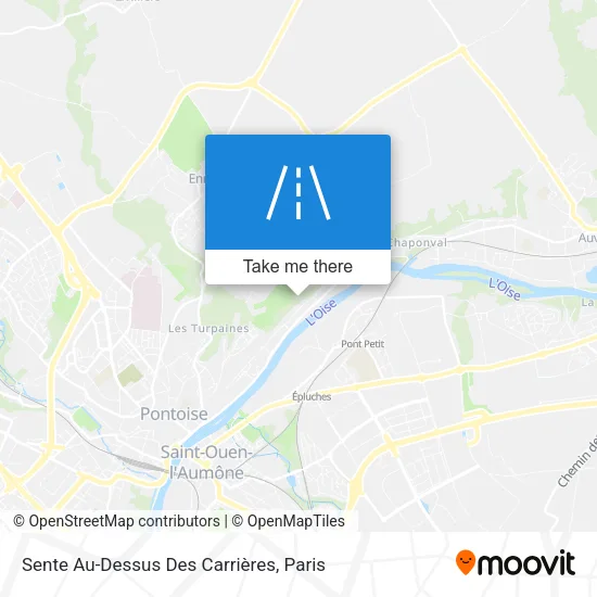 Sente Au-Dessus Des Carrières map