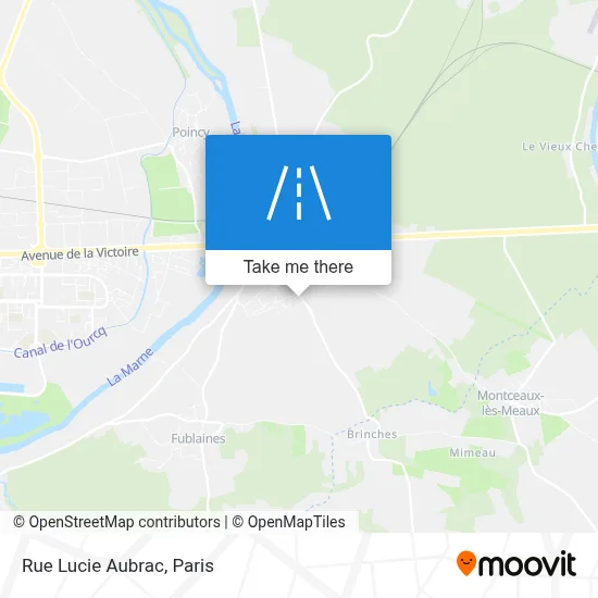 Rue Lucie Aubrac map