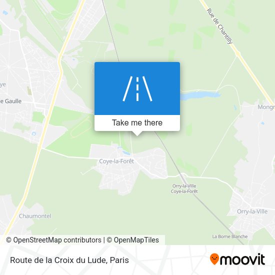 Route de la Croix du Lude map