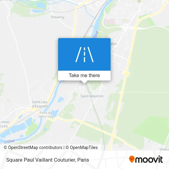 Square Paul Vaillant Couturier map